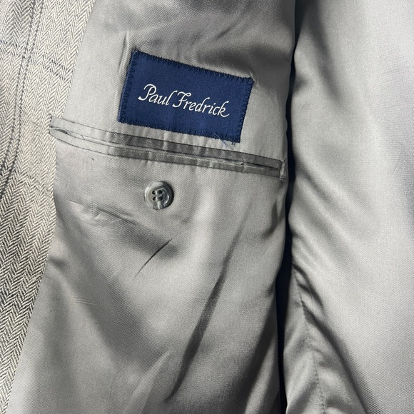 100% Camel hair Paul Fredrick Men’s sportcoat . Size 44 long. - Picture 3 of 11